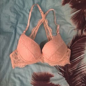 Lacey tan bra